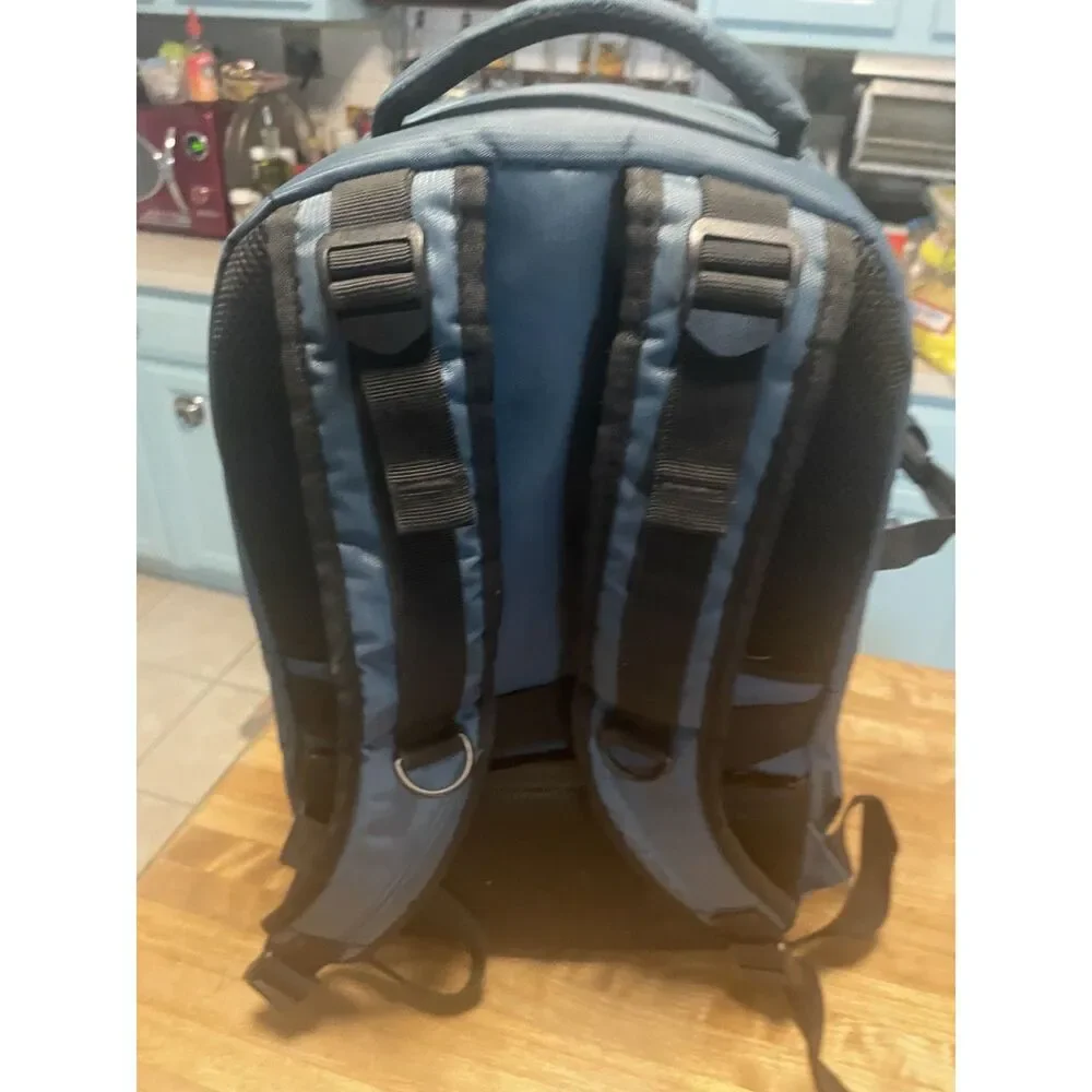 Mosiso blue hardback waterproof camera backpack bag with padded storage
